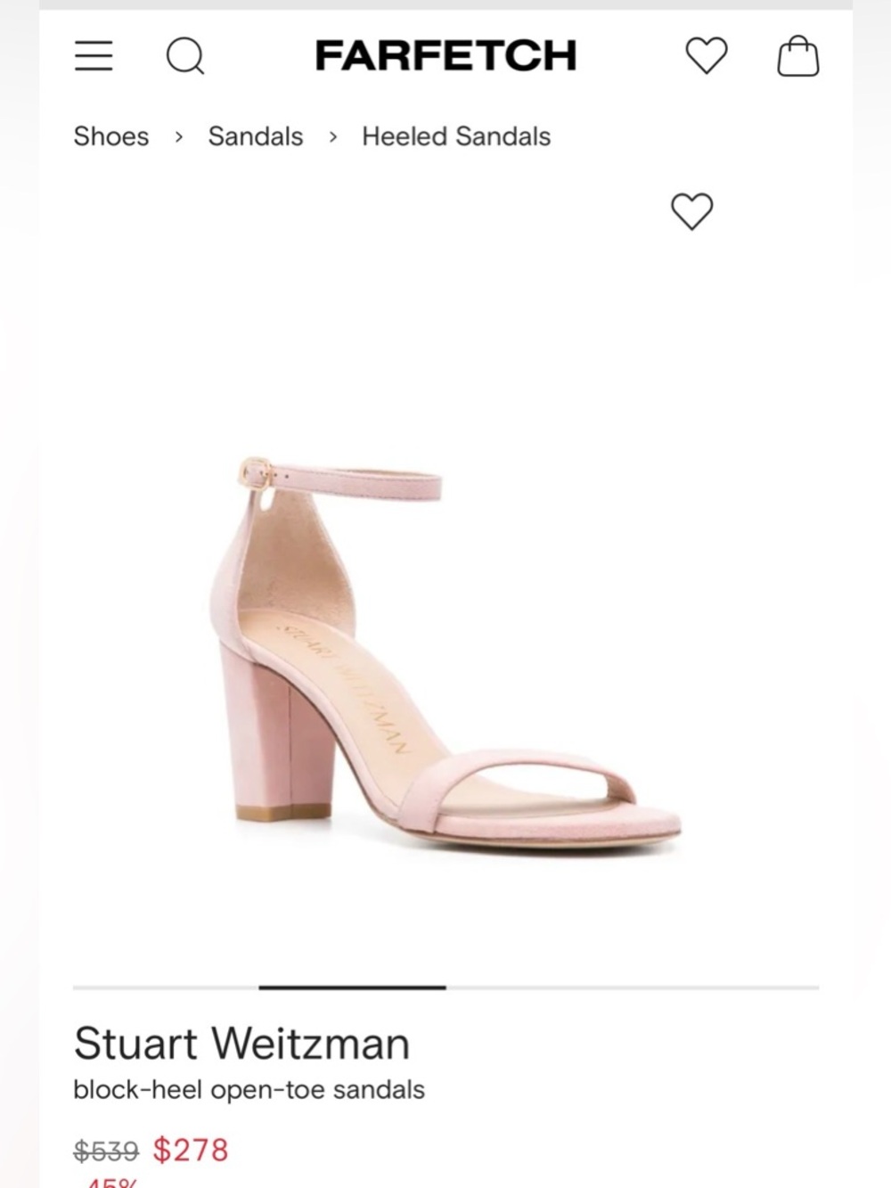 Stuart Weitzman Pink Suede Strap Block Heels Like New 9.5